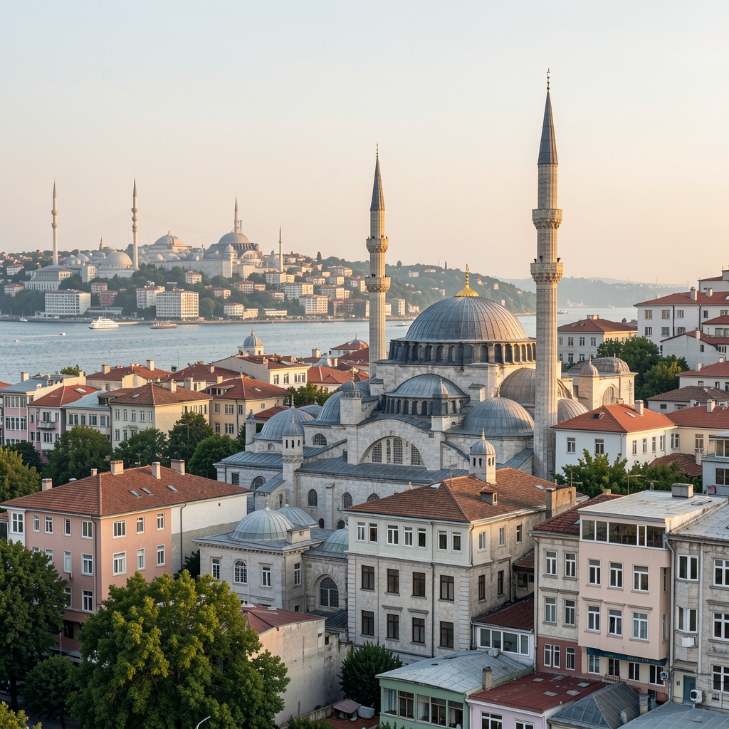 İstanbul'da açık hava fotoğraf sergisi, beyaz tuvaller üzerinde büyük format siyah-beyaz baskılar sergileniyor, ziyaretçiler inceliyor