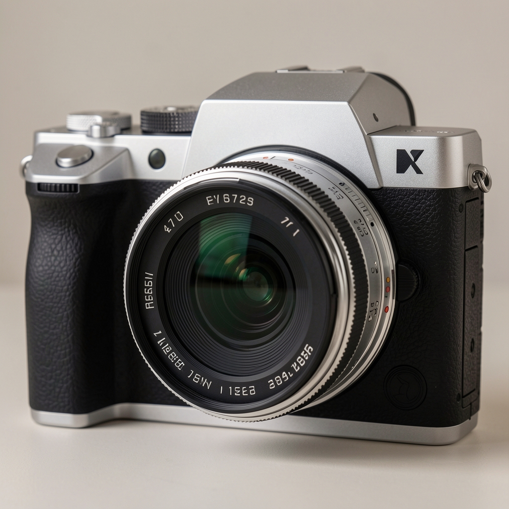 Sony A7 IV aynasız kamera siyah renk, üstte hot shoe ve mod kadranı görünür, profesyonel fotoğrafçı elinde tutuyor