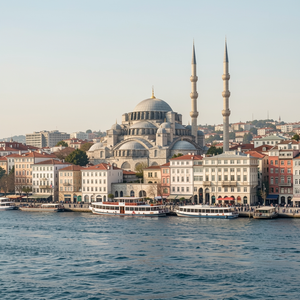 İstanbul Galata Kulesi'nin altından yukarı bakış açısıyla çekilmiş siyah-beyaz mimari fotoğraf, dairesel taş dokulu kule gövdesi ve bulutlu gökyüzü