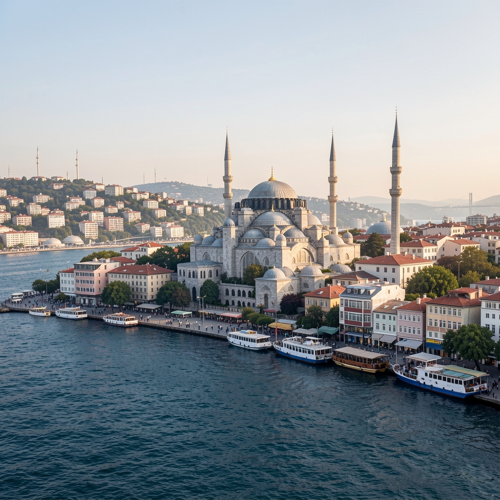 İstanbul'da açık hava fotoğraf sergisi gece vakti, Galata Kulesi önünde büyük format siyah-beyaz baskılar ışıklı sergi panolarında görüntüleniyor, yürüyüş yapan şehir sakinleri